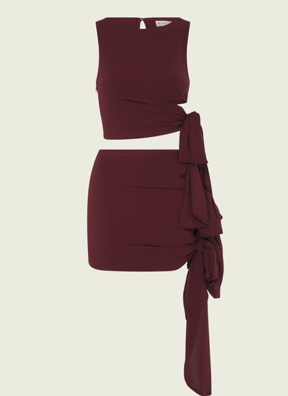 MAHLAH SET - BURGUNDY
