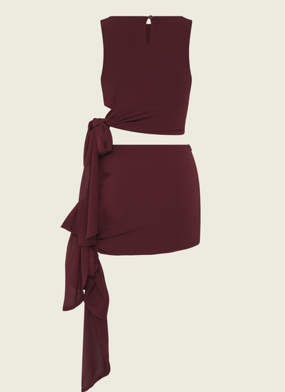 MAHLAH SET - BURGUNDY