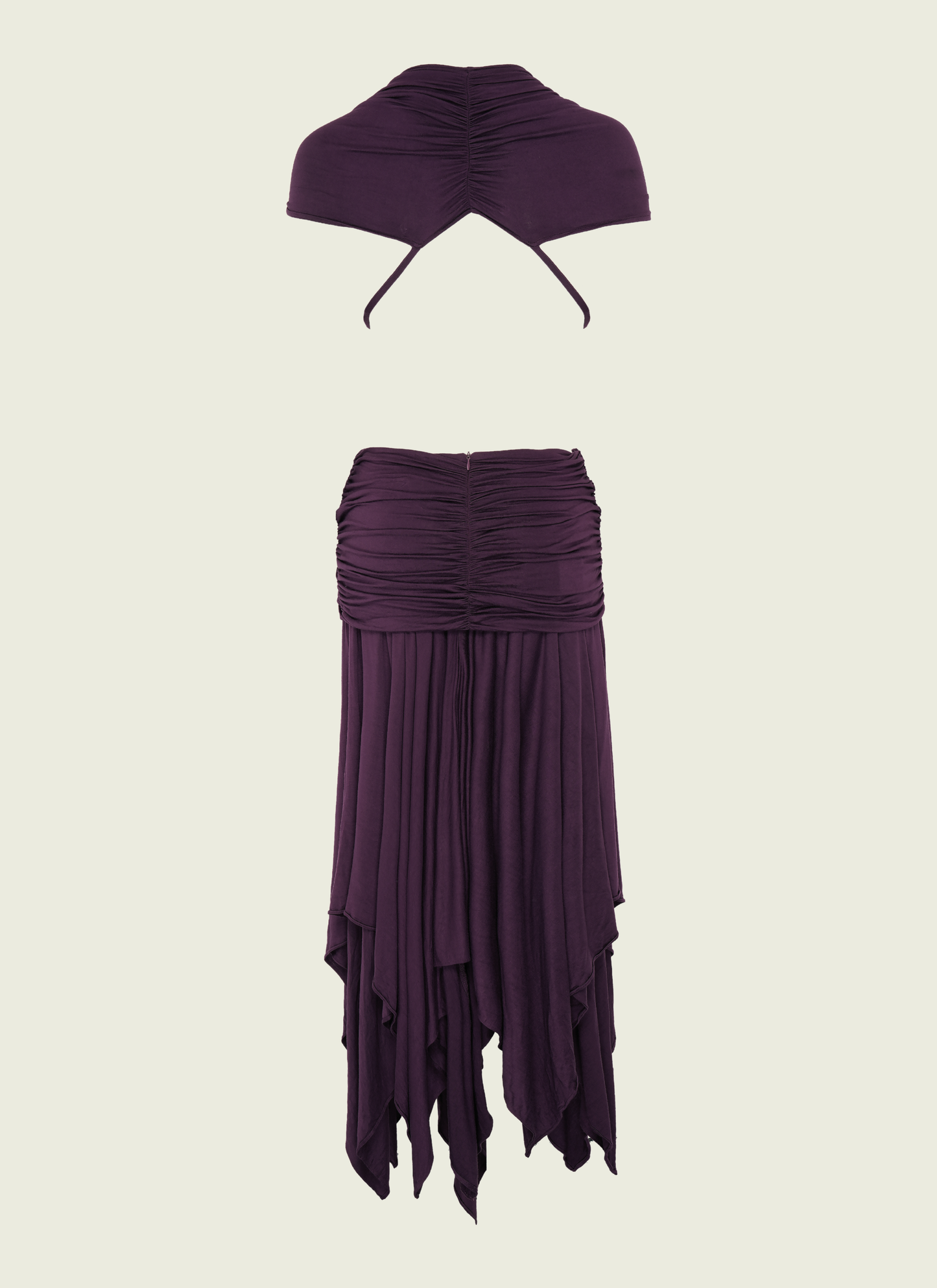 THALIA MIDI DRESS - PURPLE