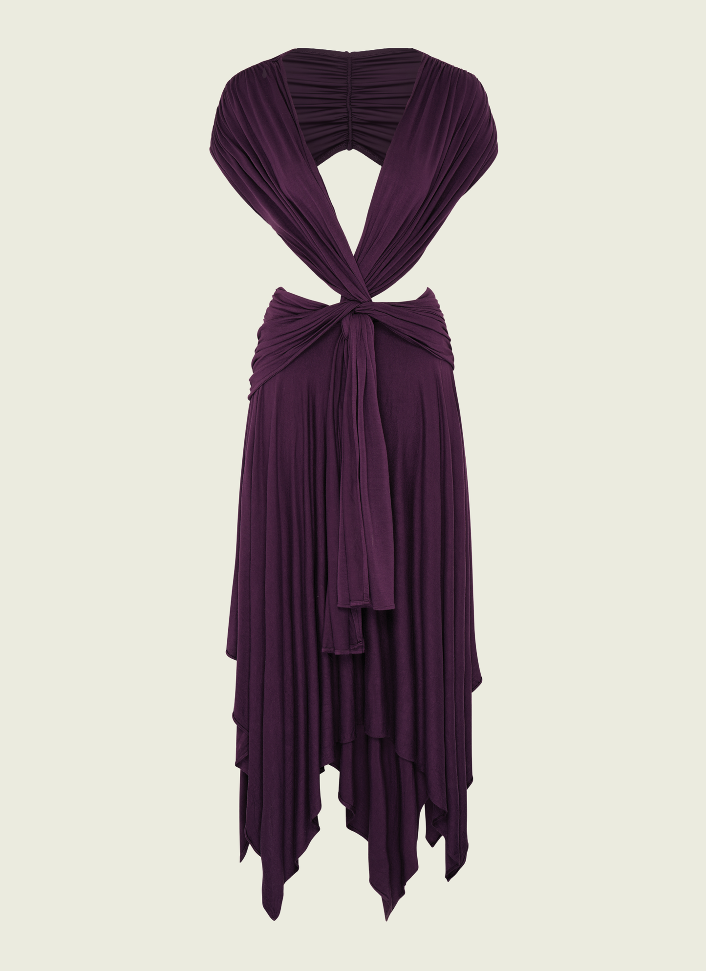 THALIA MIDI DRESS - PURPLE